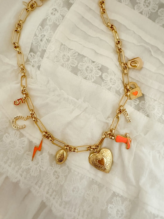 UT Longhorns Charm Necklace