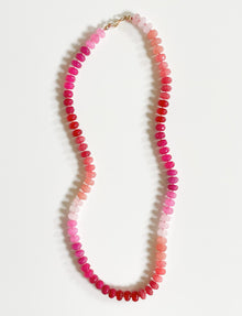  Pinky Gemstone Necklace