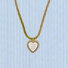  Trust Your Luck Heart Necklace